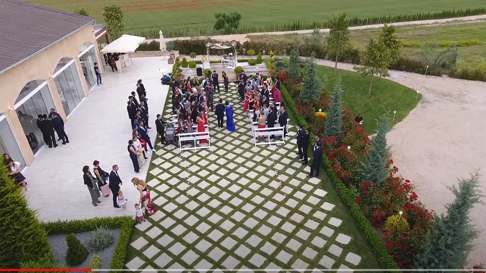 Boda con dron Castell de Barxell