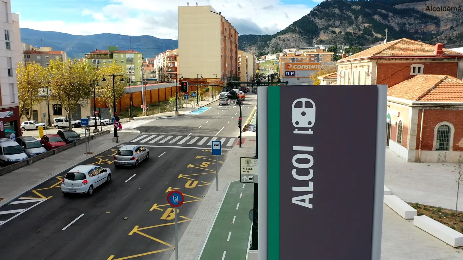 Reurbanización del entorno de la estación de Renfe de Alcoy