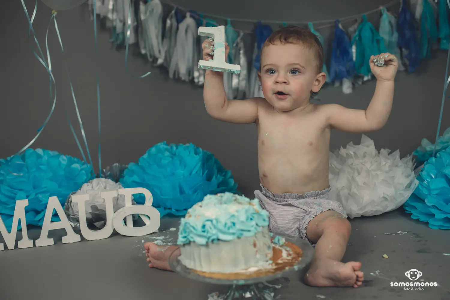 Smashcake Azul + gris